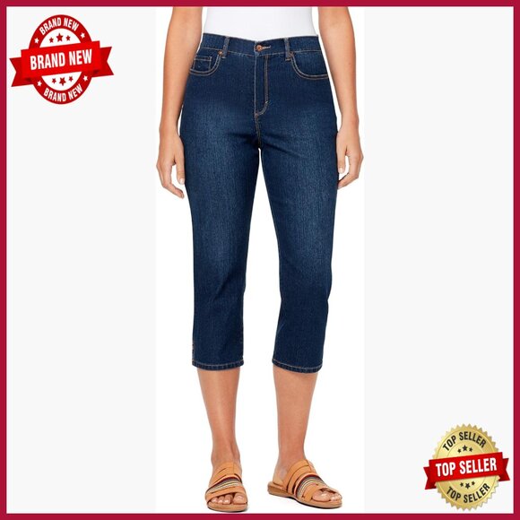 High Rise Capri Jeans 21